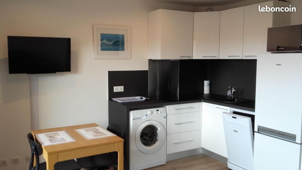 Anglet-Biarritz Studio Vue Mer - Terrasse + Garage Екстериор снимка